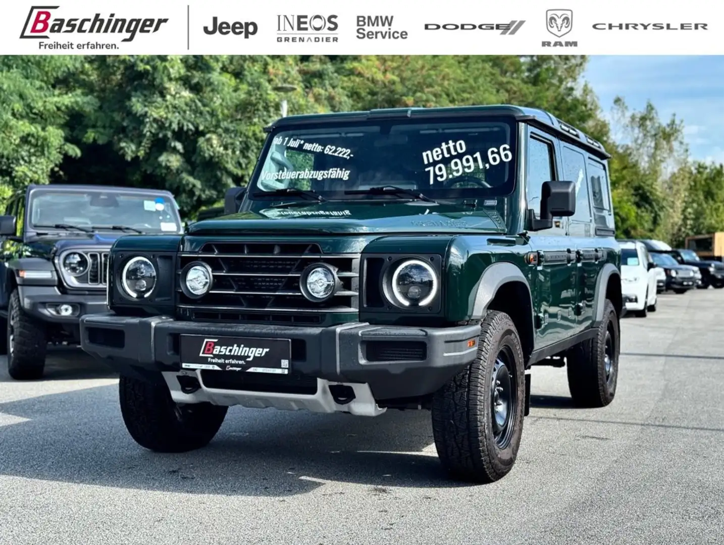 Ineos Grenadier UtilityWagon 2-Sitzer 3.0 Diesel LKW N1 Vorsteuer Vert - 2