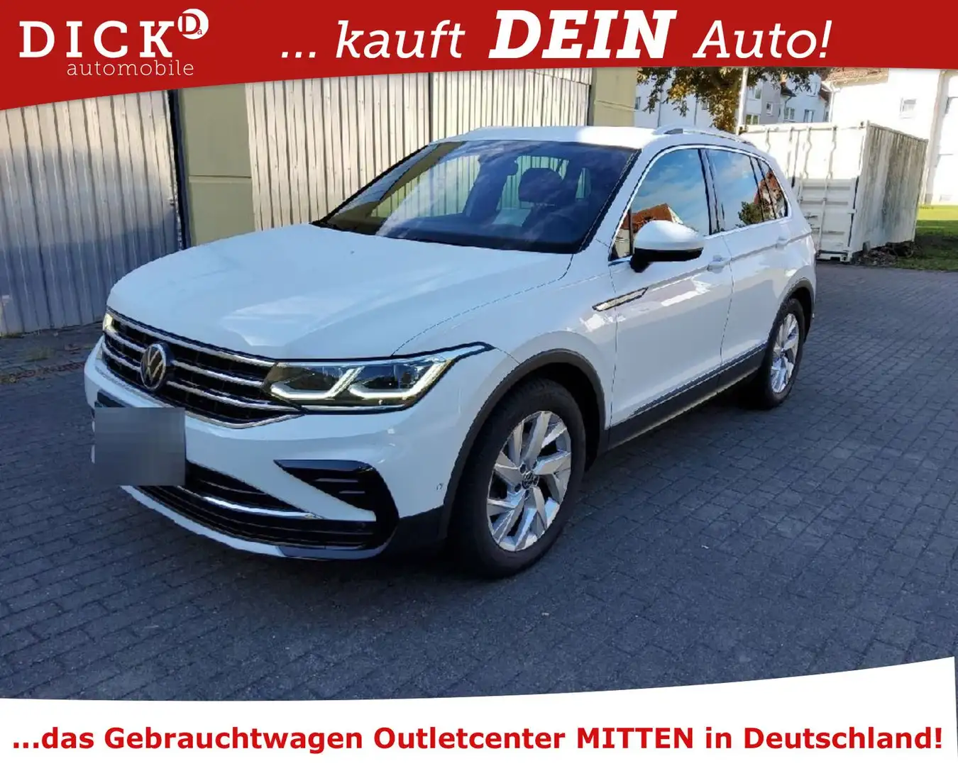 Volkswagen Tiguan 2.0d DSG LED+/ACC/NAVI+/HUD/SHZ/360°/8Fa Blanc - 1