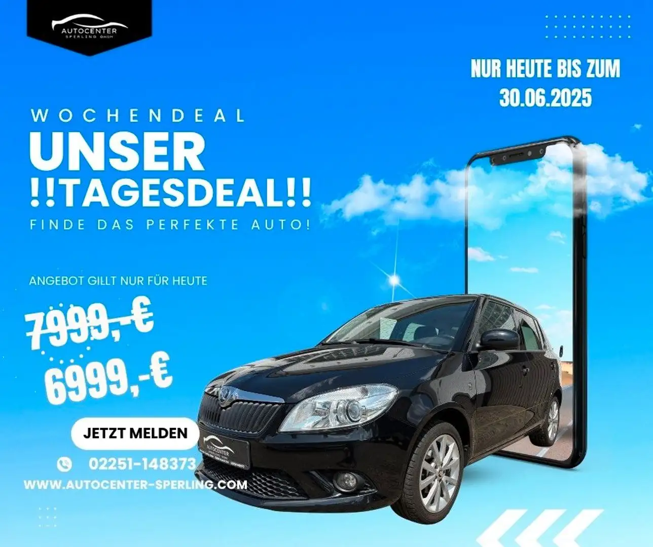 Skoda Fabia 1.2TSI Best of*Bluetooth*PDC*Klimaauto*SHZ Negro - 1