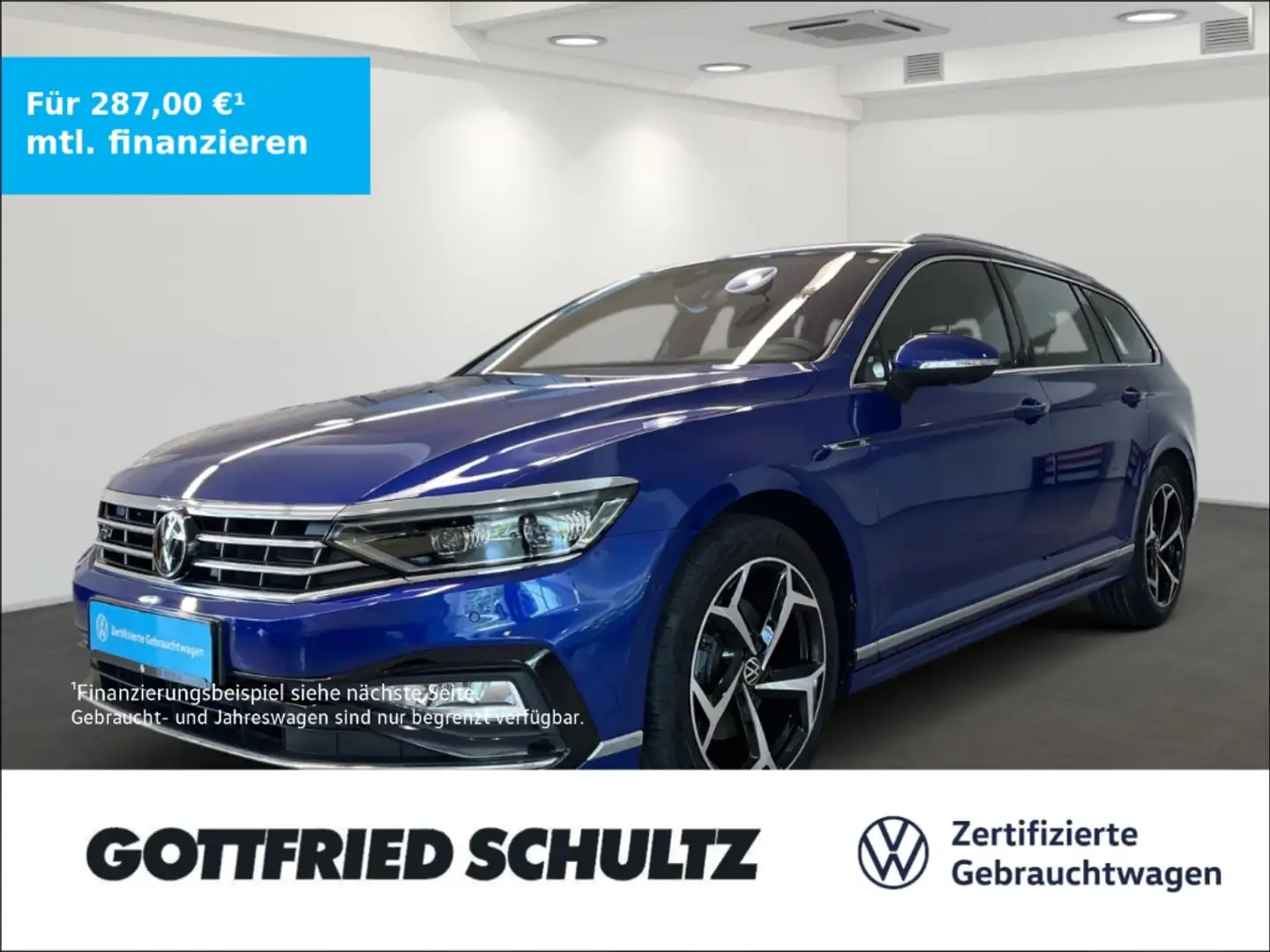 Volkswagen Passat Variant 2.0 TSI DSG Elegance Navi APP-Connect Leichtmetall Blau - 1