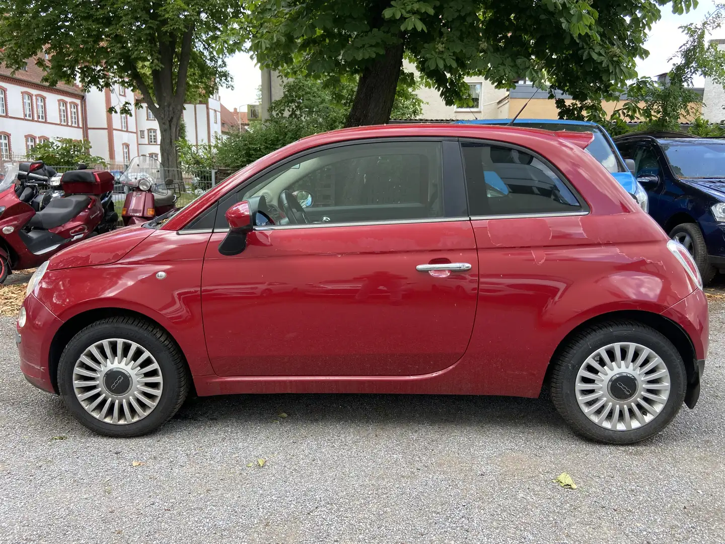 Fiat 500 1.2 Dualogic Lounge Rot - 1