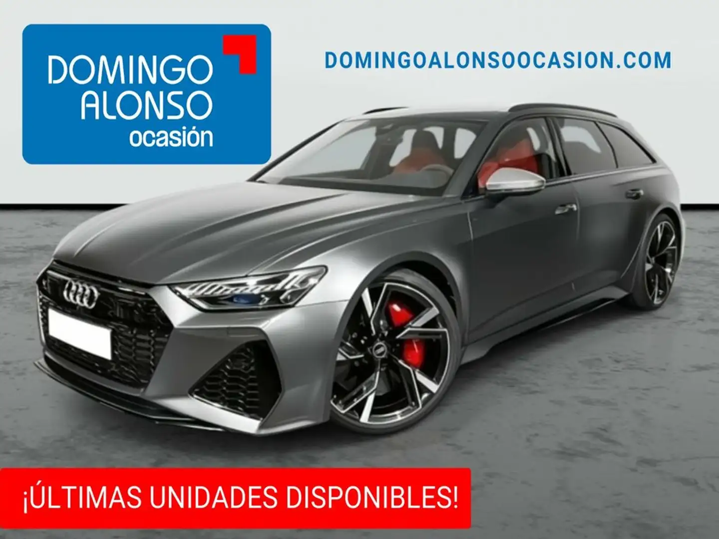 Audi A6 RS 6 Avant 4.0 TFSI 441 kW (600 CV) tiptronic quat Gris - 1