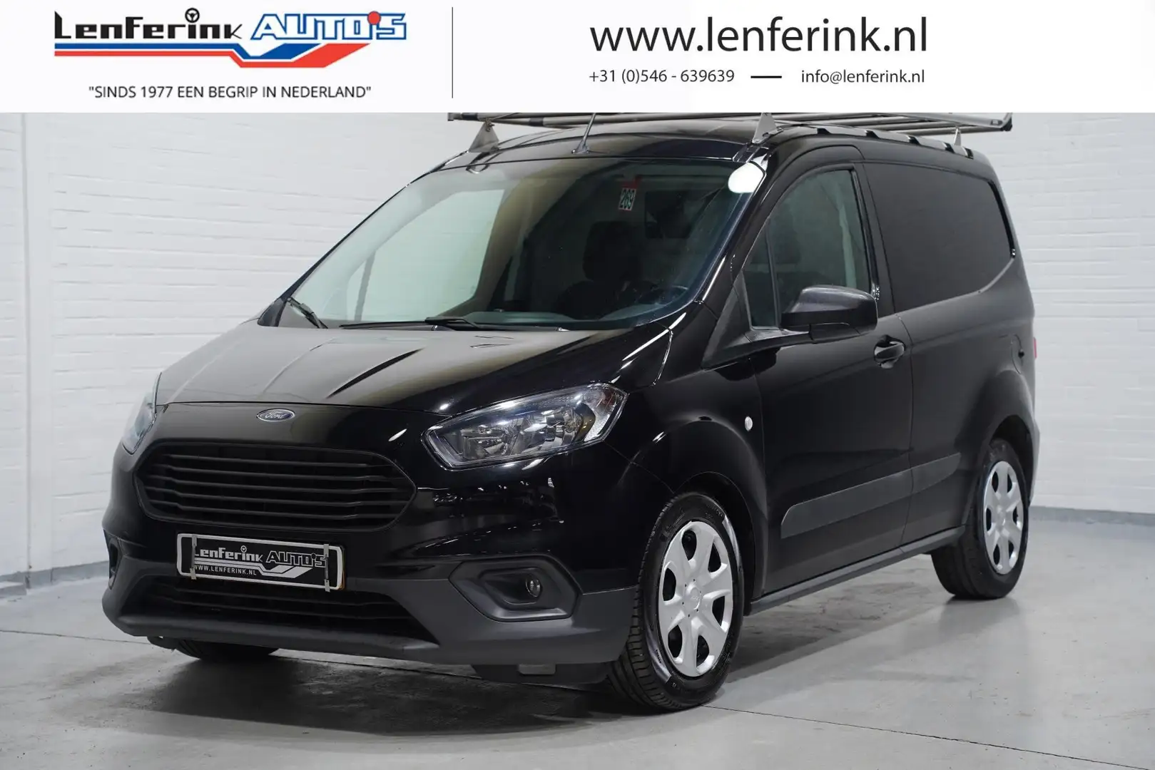 Ford Transit Courier 1.5 TDCI 75 pk Trend Airco, Imperiaal Audiosysteem Zwart - 1