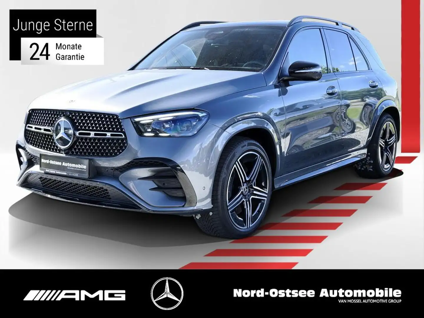 Mercedes-Benz GLE 450 4M AMG PANO BURMESTER NIGHT Grau - 1