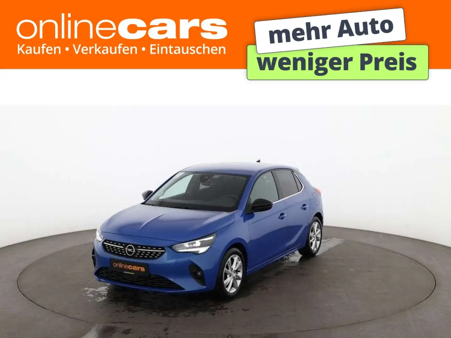 Opel Corsa F 1.5 Diesel Elegance LED RADAR LEDER NAVI Blau - 1