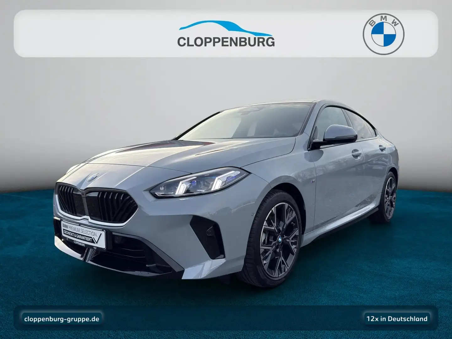 BMW 220 d Gran Coupé M Sportpaket AHK+BT UPE: 56.550€ Grau - 1