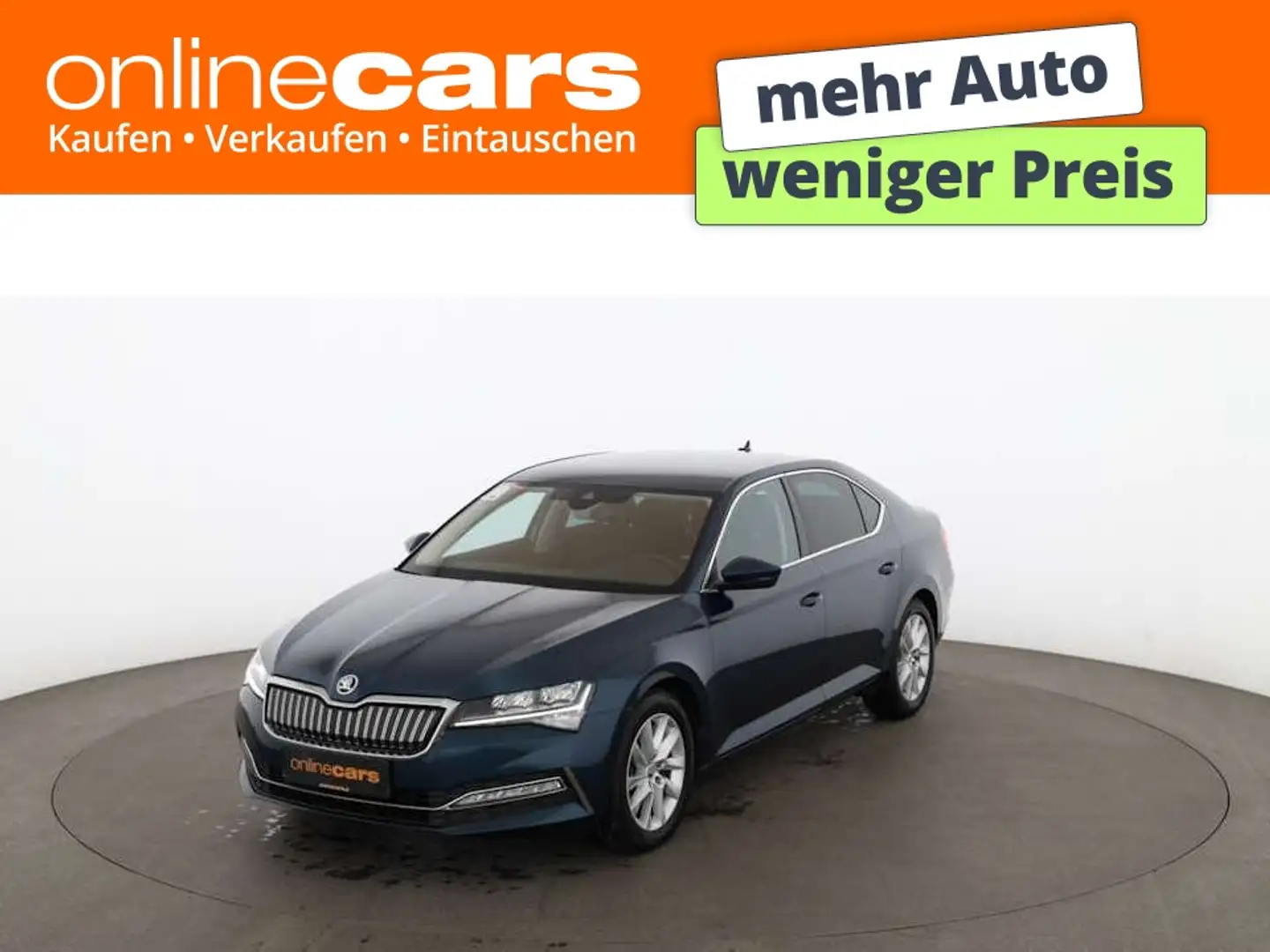 Skoda Superb 1.4 TSI Style iV Aut LED RADAR NAVI R-CAM Blau - 1