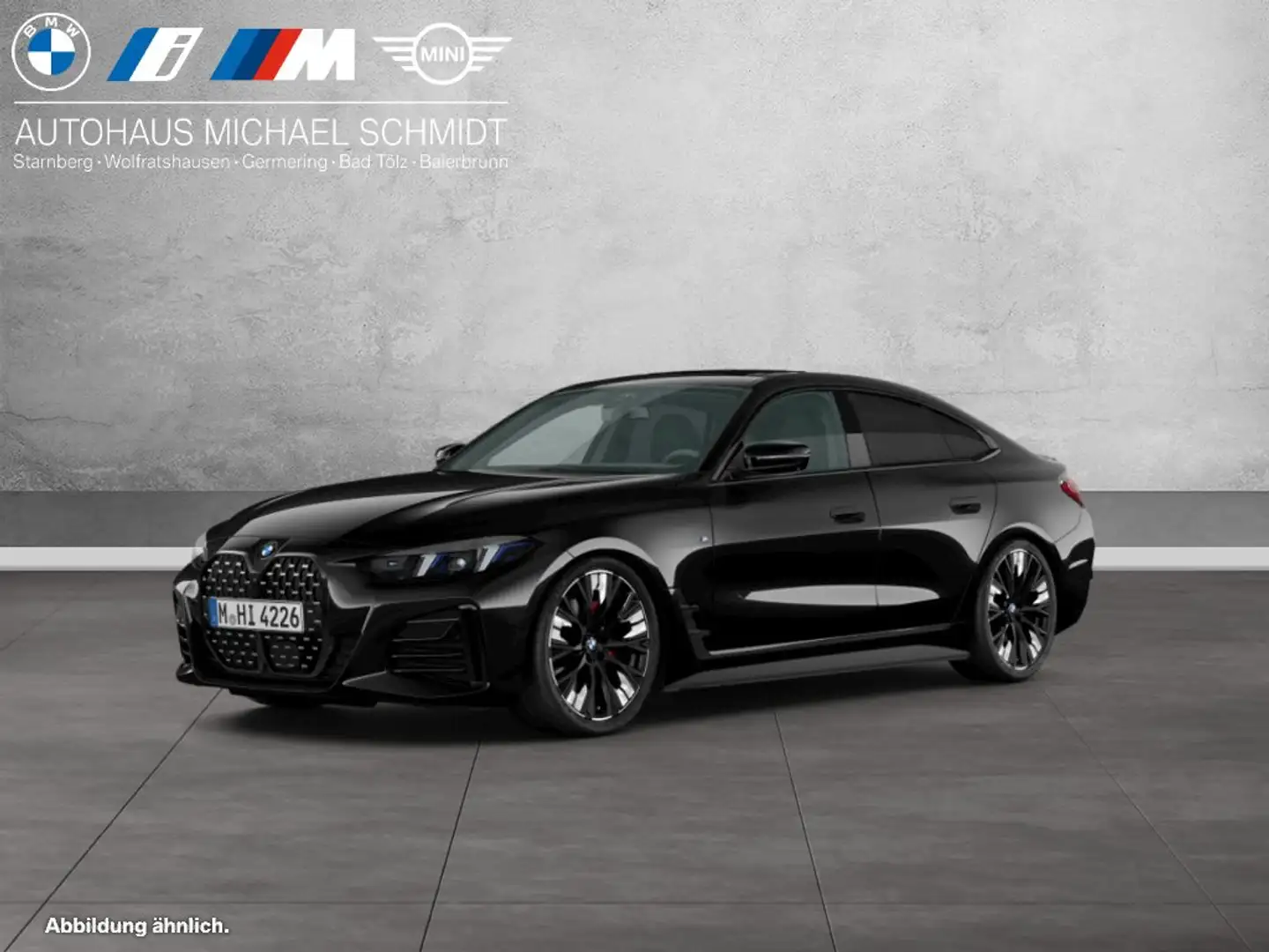 BMW 430 d xDrive Gran Coupé M Sportpaket HK HiFi DAB Schwarz - 1