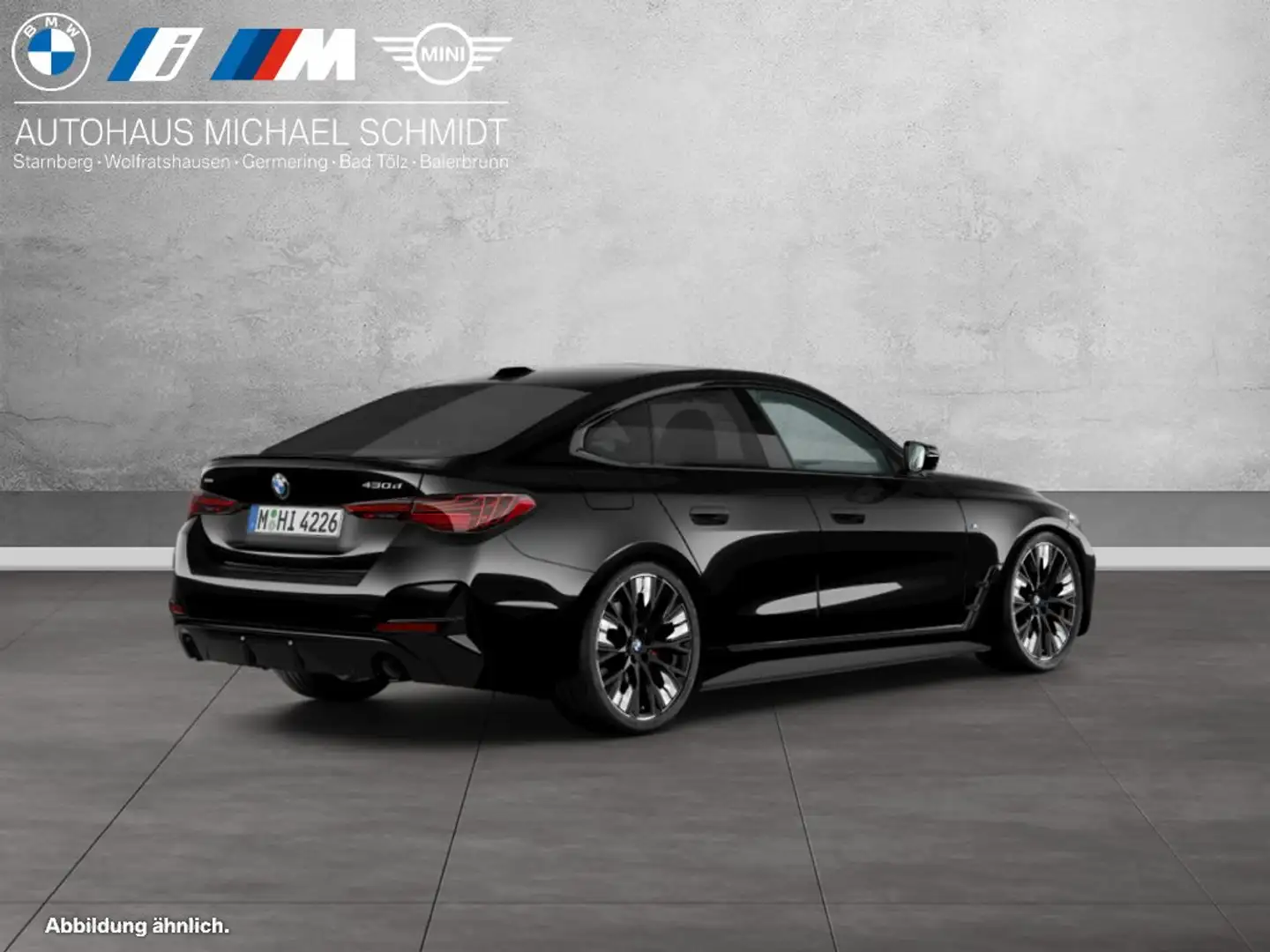 BMW 430 d xDrive Gran Coupé M Sportpaket HK HiFi DAB Schwarz - 2