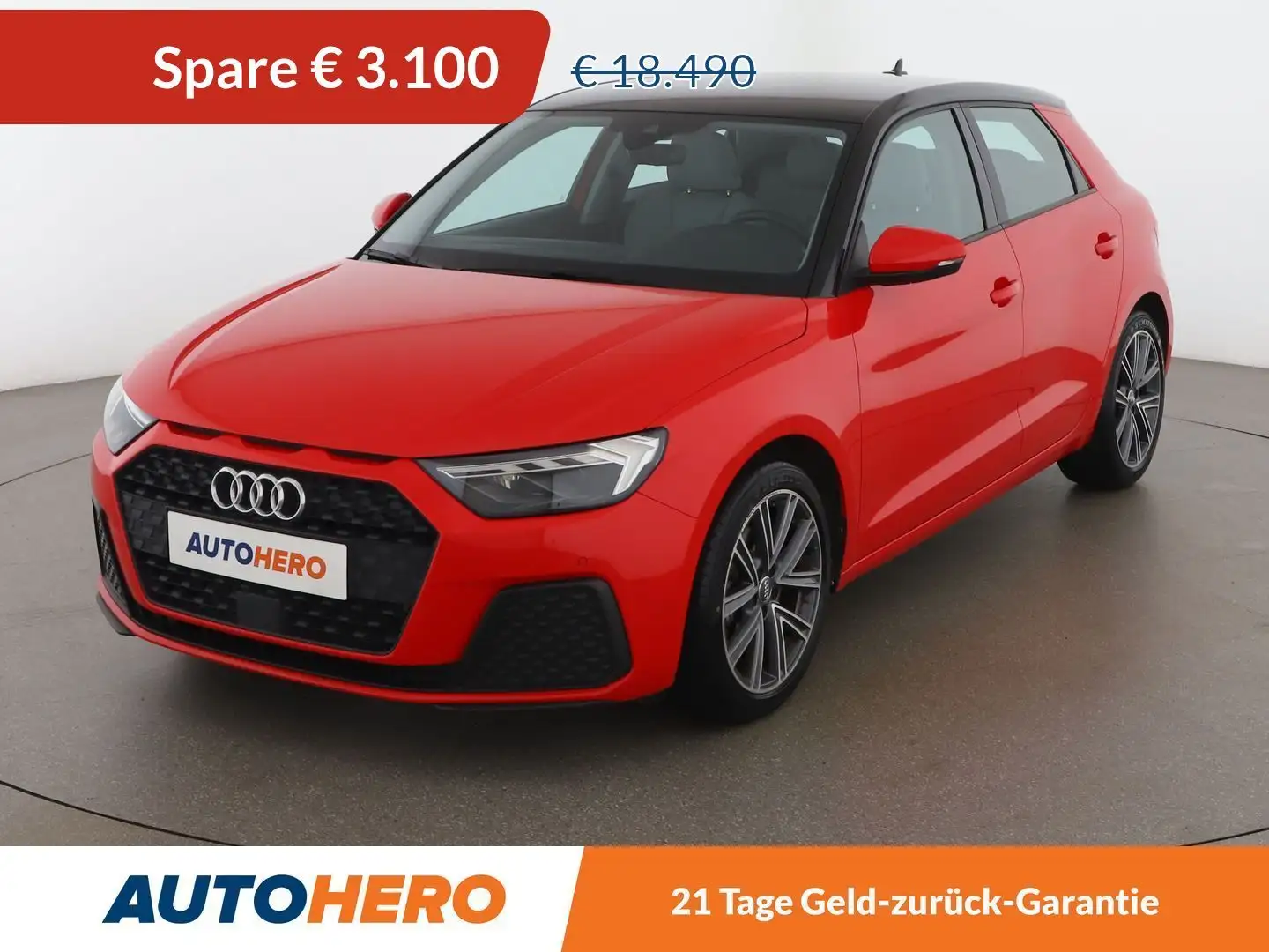 Audi A1 30 TFSI *LED*TEMPO*NAVI*CAM*SPUR*SHZ*KLIMAAUT*BT* Rood - 1