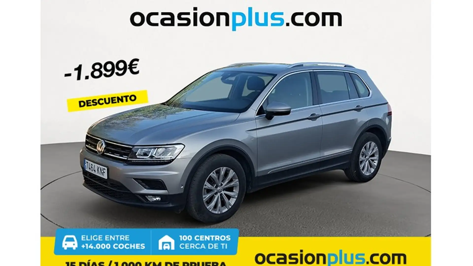 Volkswagen Tiguan 1.4 TSI Tech&Go 92kW Plateado - 1