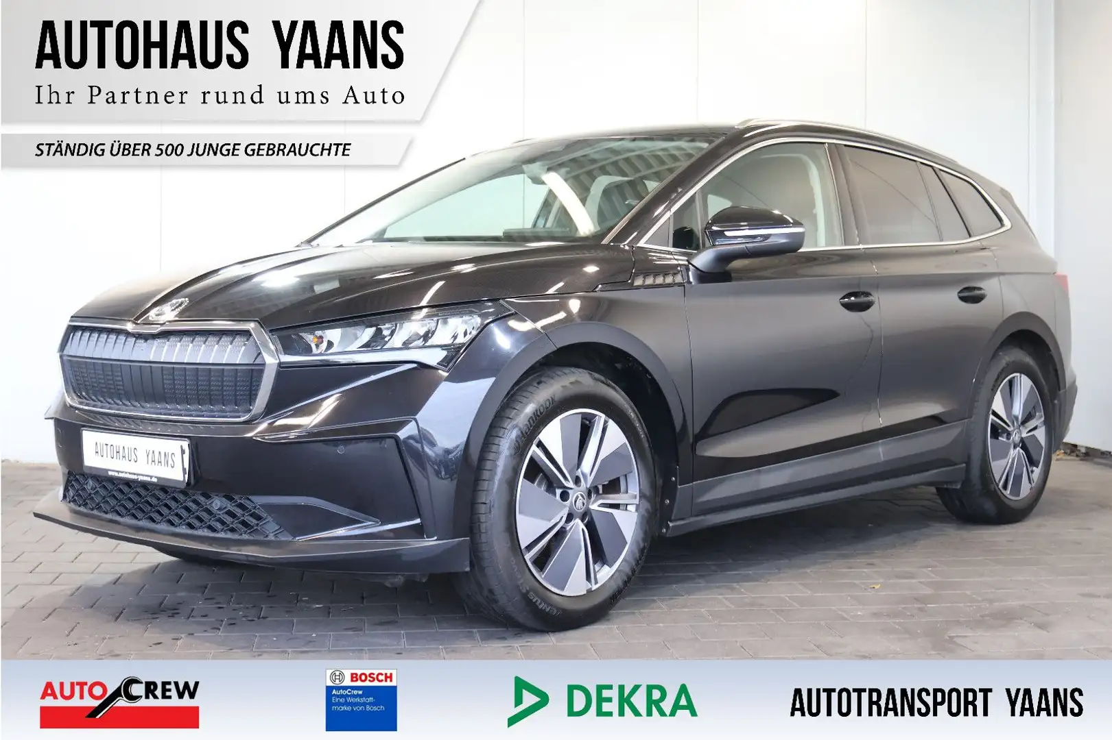 Skoda Enyaq 60 Loft ACC+SIDE+KAM+LED+MEM+KEY+CARPLAY Schwarz - 1