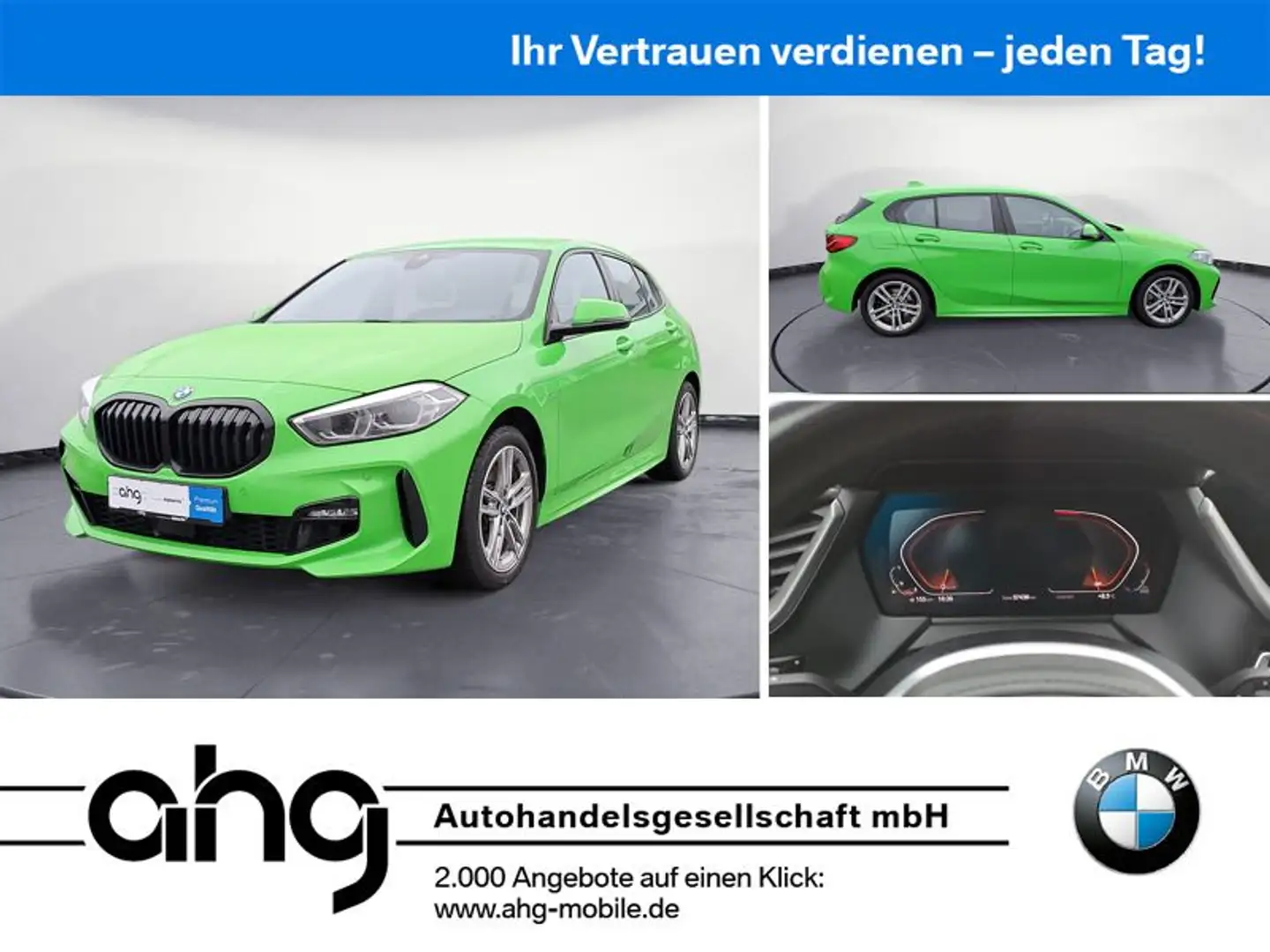BMW 120 i M Sport Steptronic Klimaaut. Sportsitze PDC Grün - 1