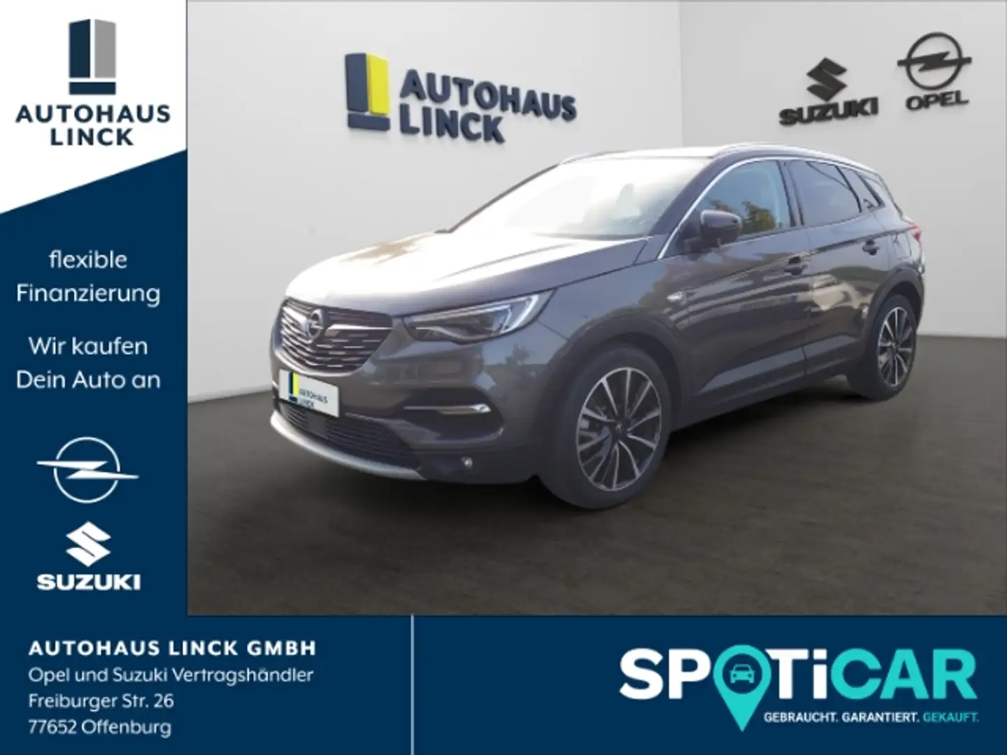 Opel Grandland X Ultimate Plug-in-Hybrid 1.6 Turbo Hybrid EU6d Grau - 1