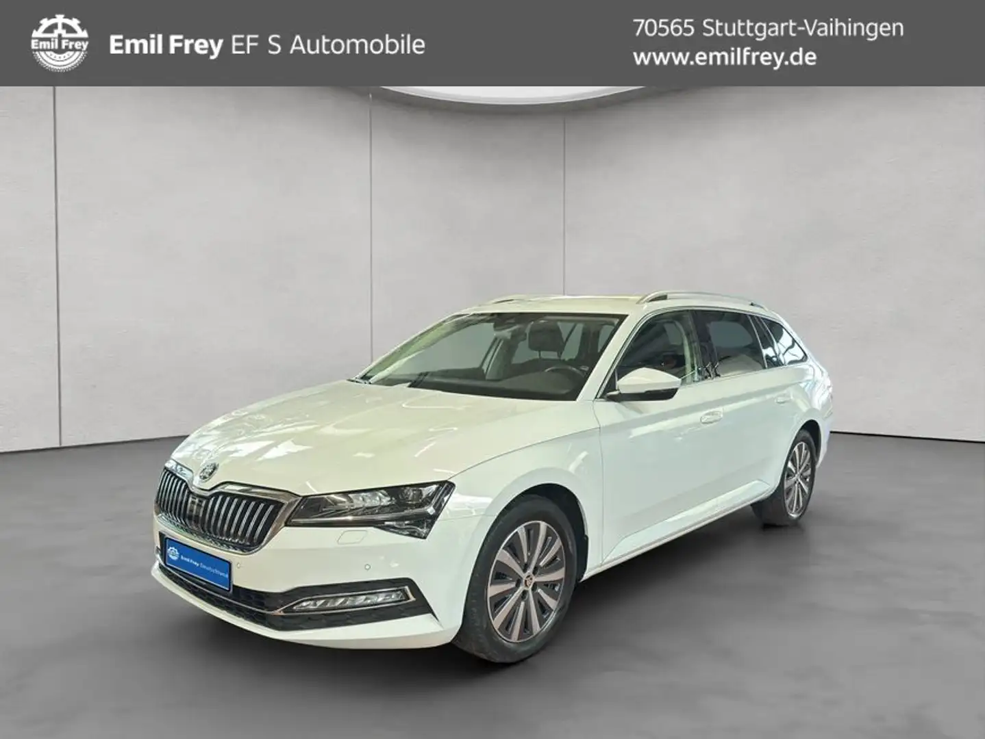 Skoda Superb Combi 2.0 TDI DSG Style Weiß - 1
