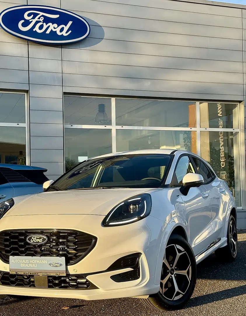 Ford Puma 1,0 EcoBoost Hybrid ST-Line - Automatik Weiß - 2