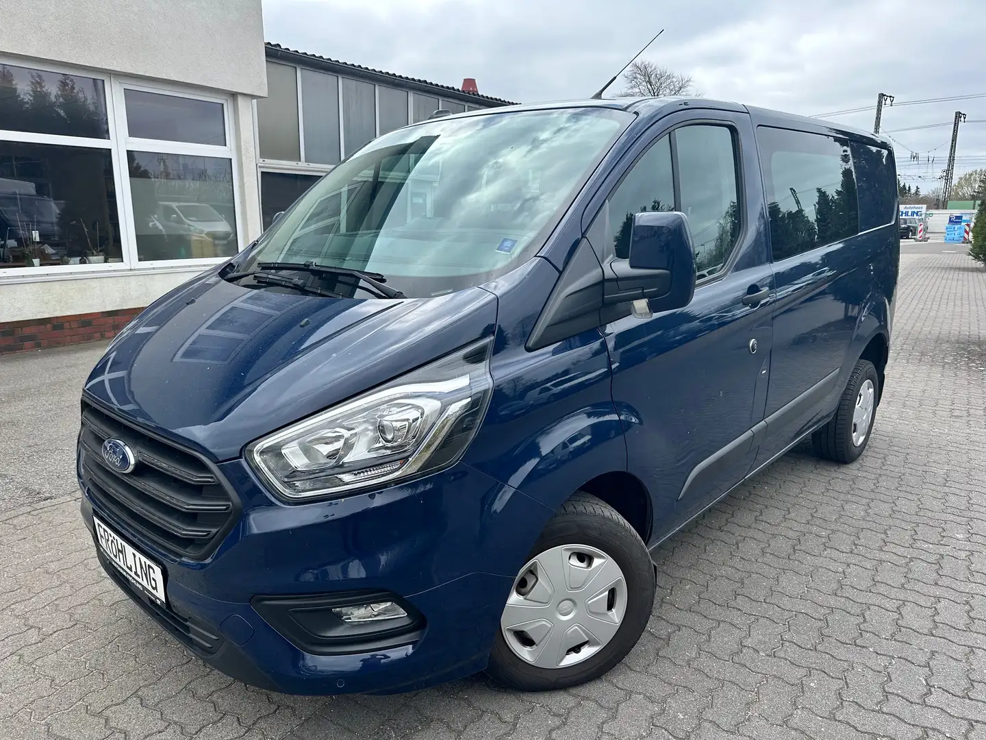 Ford Transit Custom 300 L1 Trend DoKa+6-Sitzer+Tempomat Blau - 1