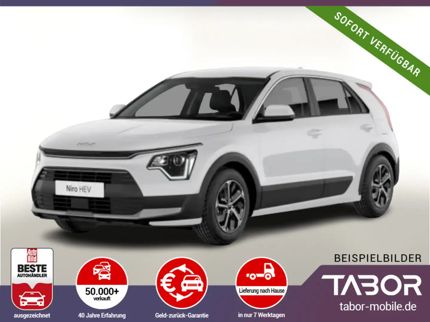 Kia Niro HEV 130 ACC SHZ KeyL SHZ Kam Nav UVP-24%* Alb - 1