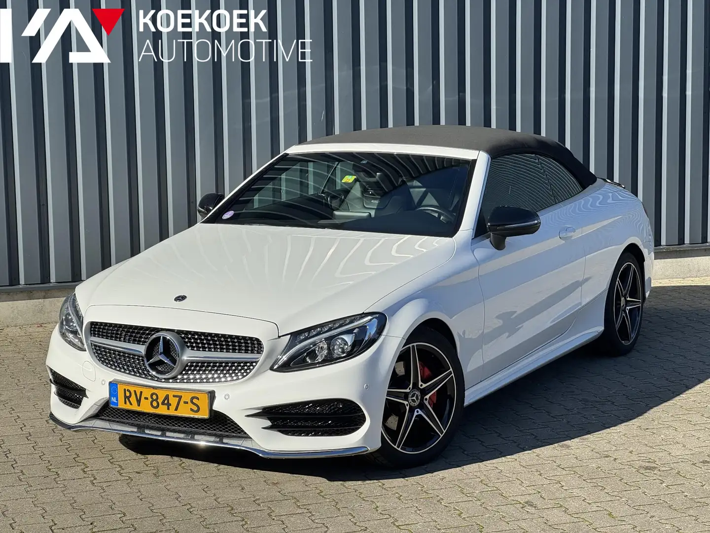 Mercedes-Benz C 200 Cabrio Edition 1 AMG Burmester | Nekverwarming | L Blanc - 1