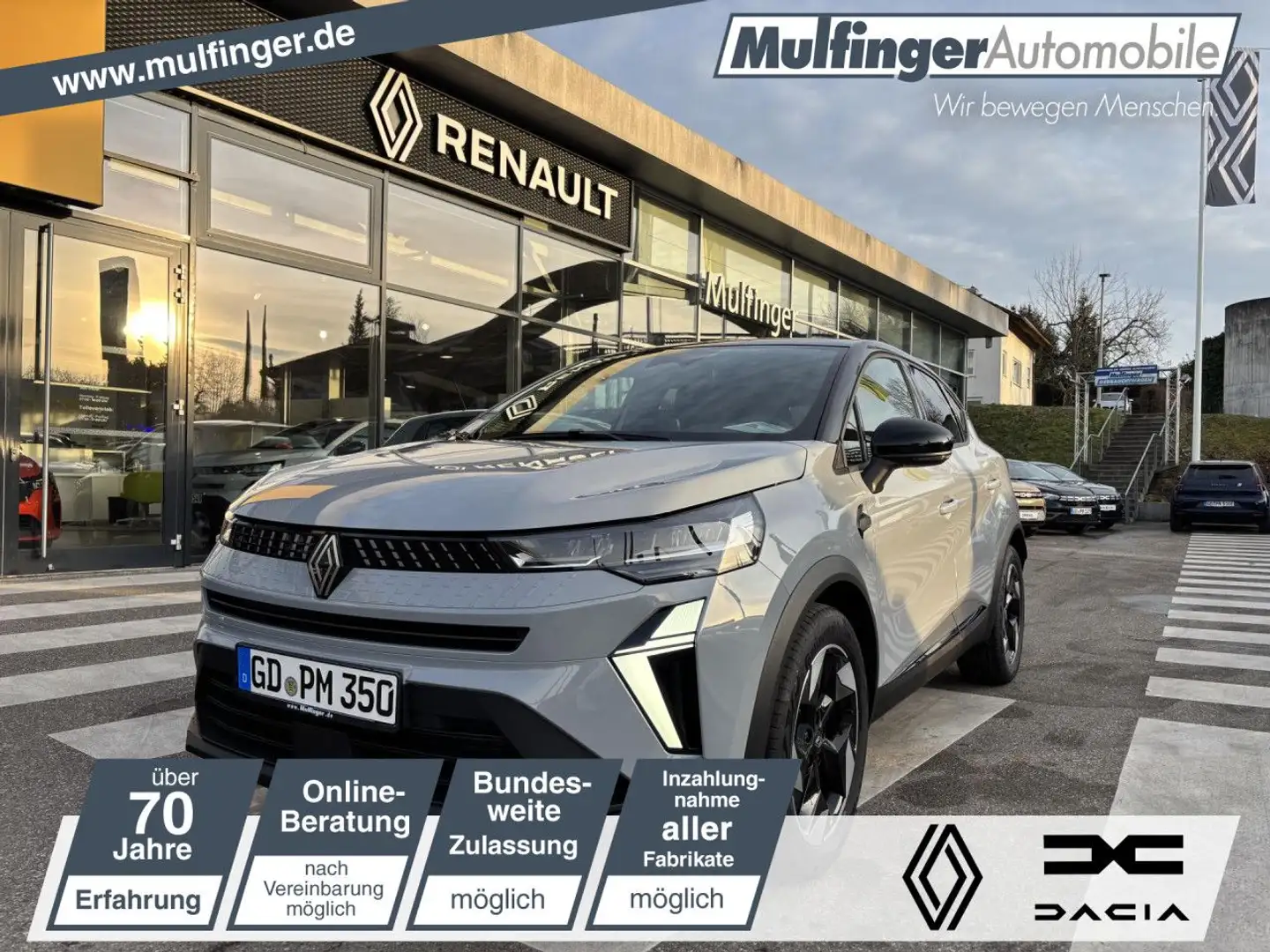 Renault Captur Techno Mild Hybrid 140 Winter-Paket Kamera Klima Grijs - 1