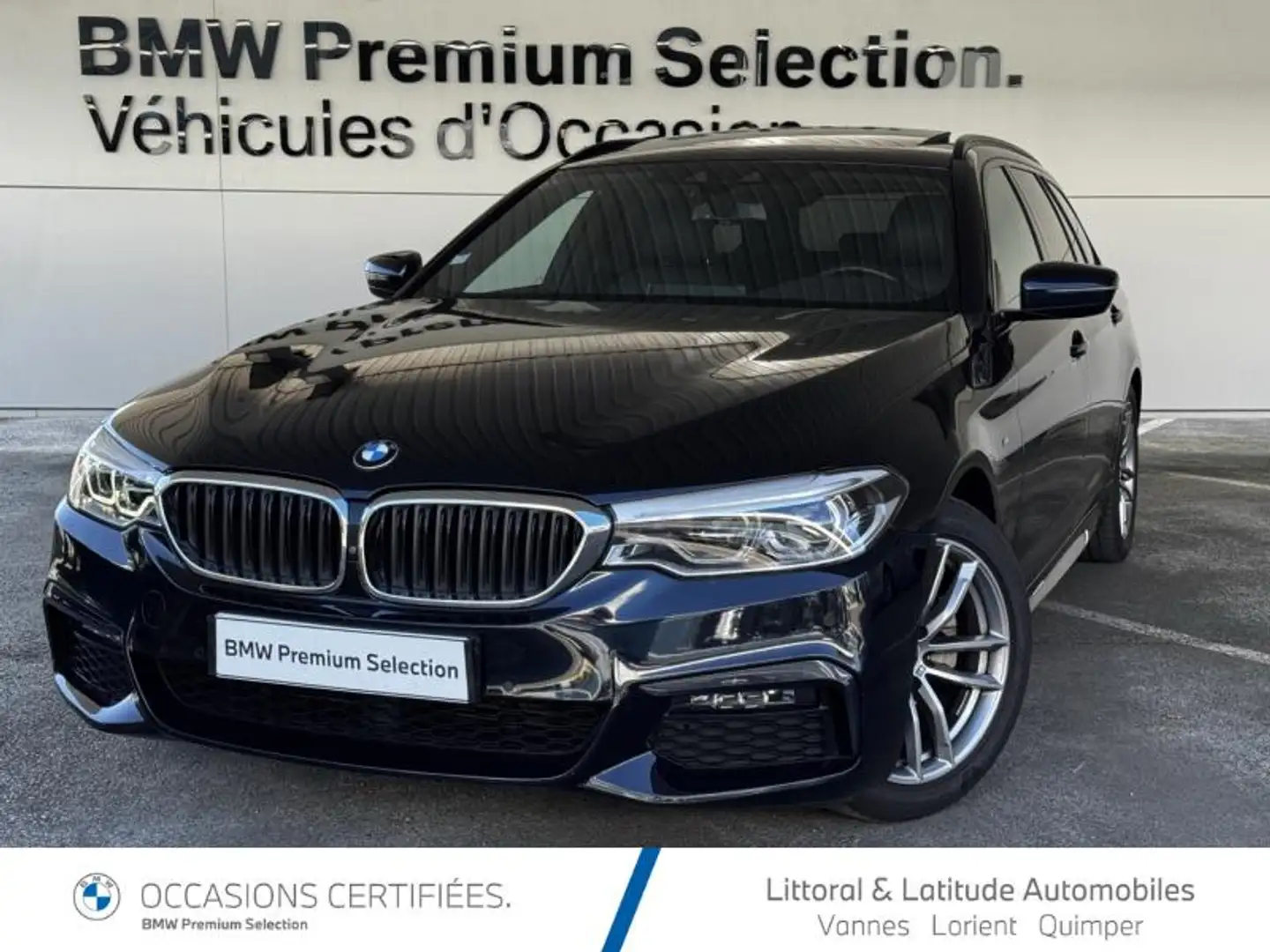 BMW 520 520dA 190ch M Sport Steptronic Euro6d-T 114g Noir - 1
