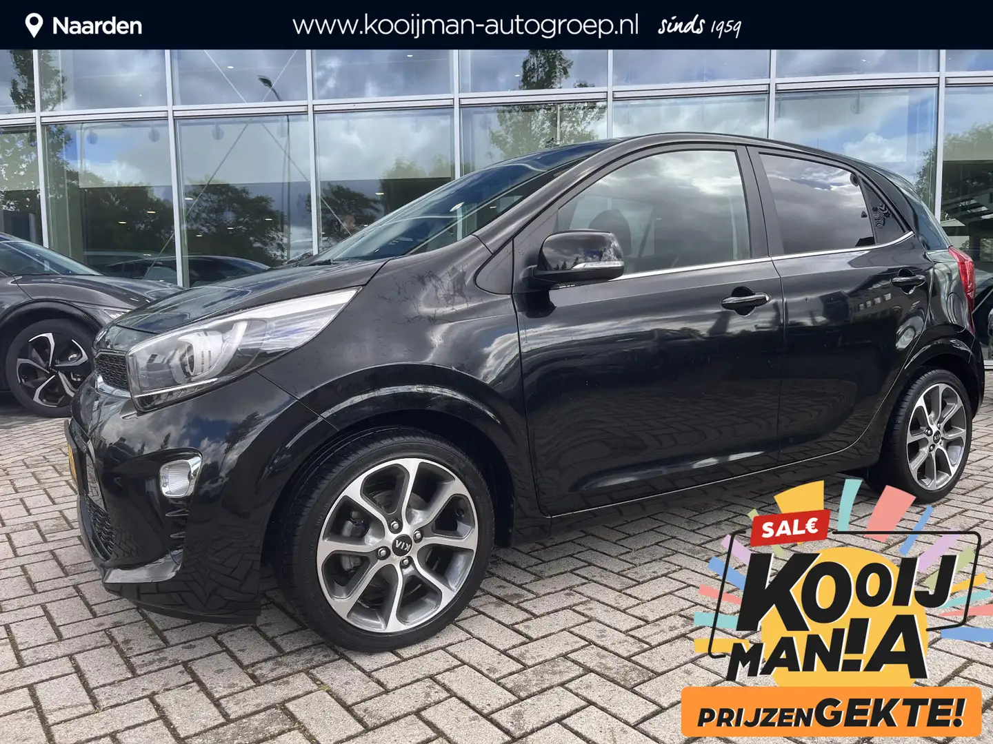 Kia Picanto 1.0 CVVT Design Edition Navigatie|Lmv Zwart - 1