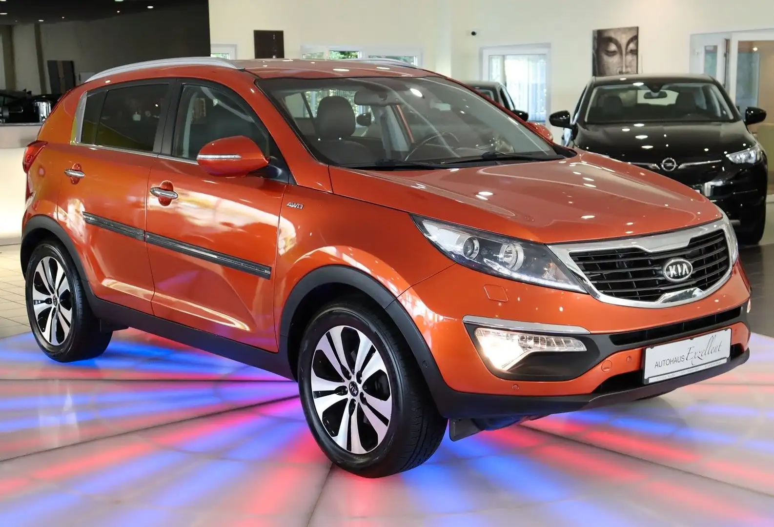 Kia Sportage 2.0 AWD Spirit Automatik*NAVI*LEDER*SHZ Orange - 2