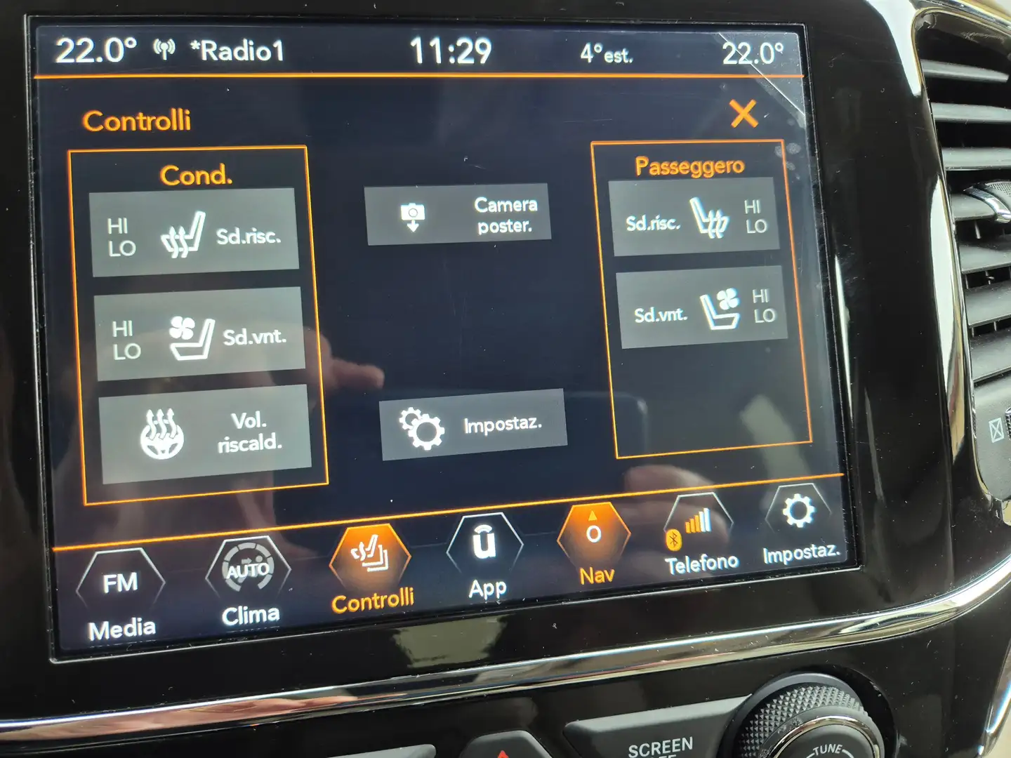 Jeep Grand Cherokee 3.0 V6 Overland 250cv  my18 E6d Blu/Azzurro - 2