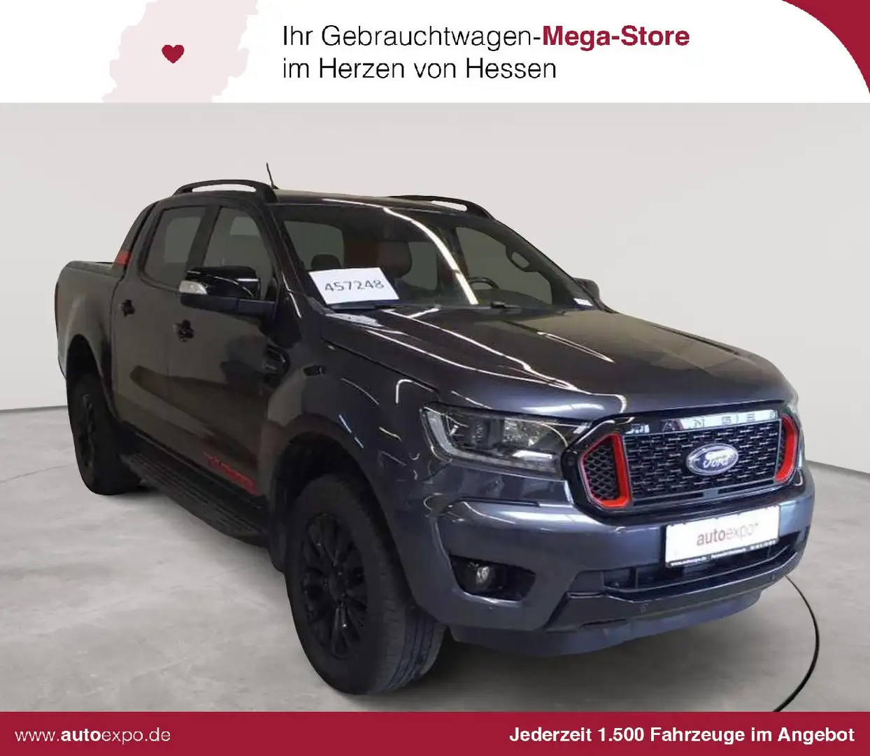 Ford Ranger Ranger 2,0 l EcoBlue Autm. Wildtrak AHK Grau - 1