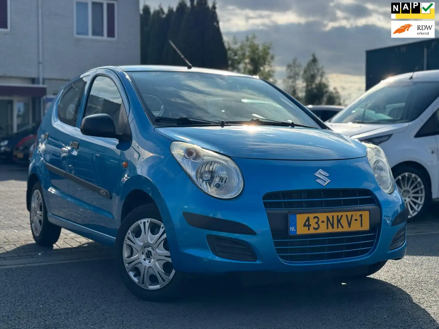 Suzuki Alto 1.0 Comfort Plus/5drs/Airco/N koppeling/APK 06-202 Blauw - 1