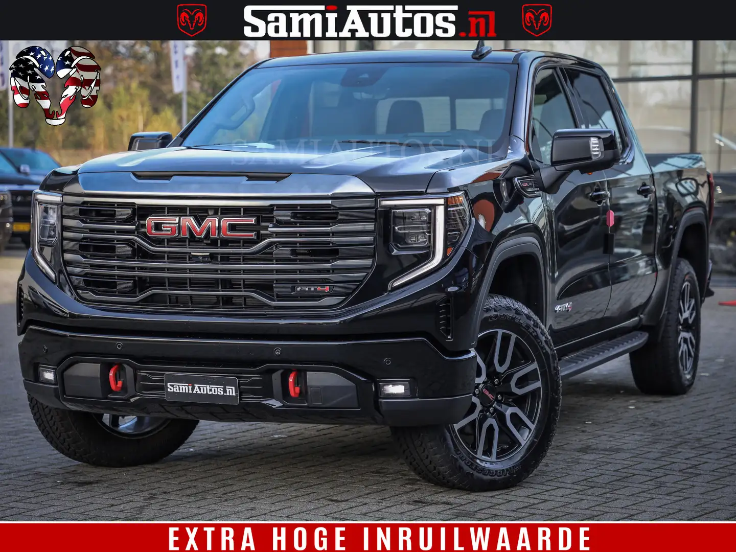 GMC Sierra AT4 6.2 V8 4X4 | VIRTUAL COCKPIT | HUD | BOM VOL | Czarny - 1