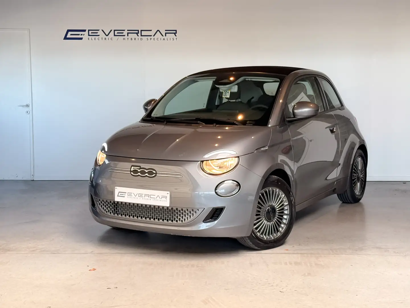 Fiat 500 CABRIO ICON 42 KWH ***NAVI EUROPE * CARPLAY*** Grigio - 1