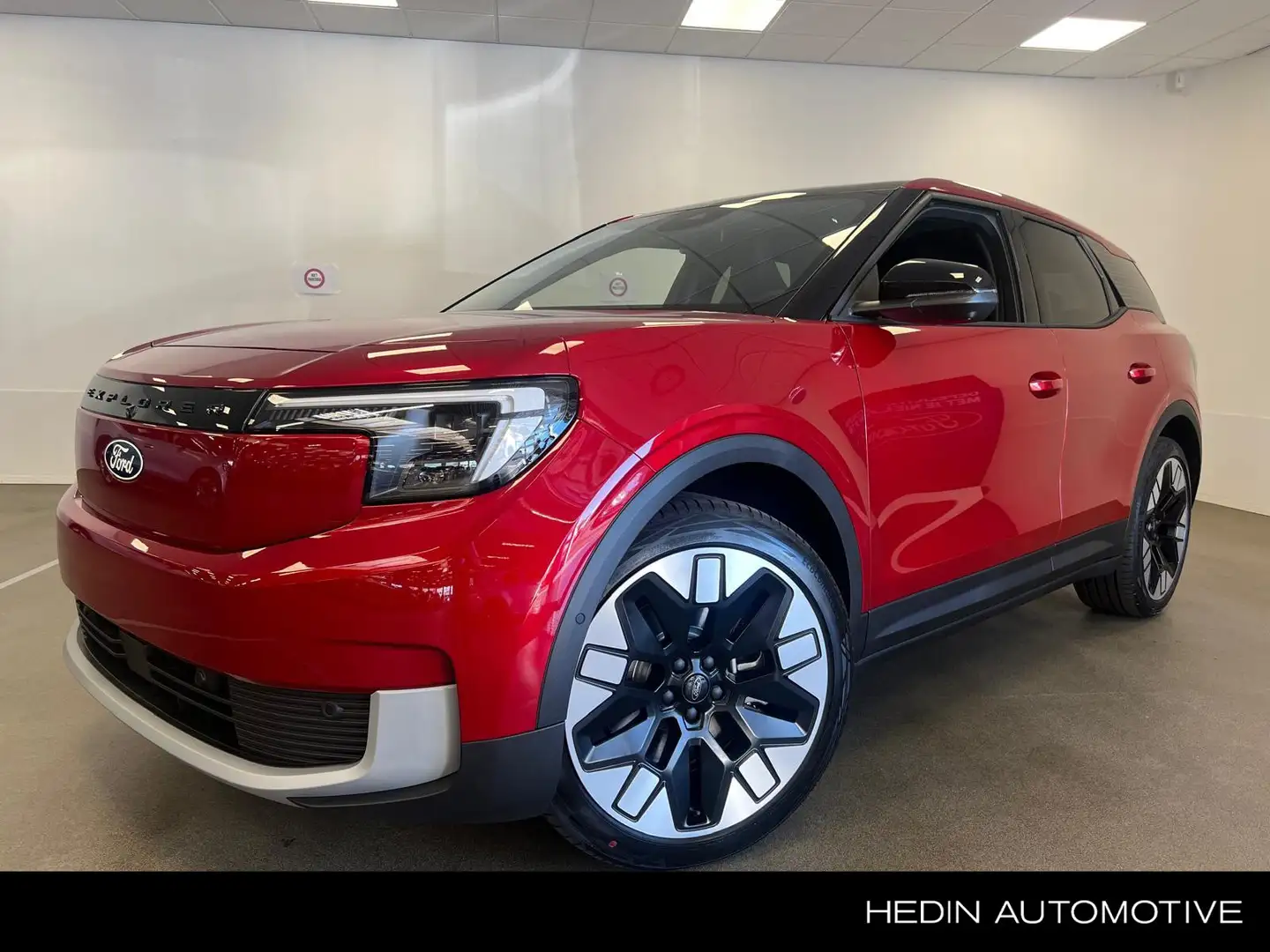 Ford Explorer Premium Extended Range RWD 77 kWh | Nu in de showr Rood - 1