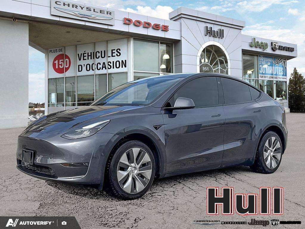 Gray 2023 Tesla Model Y SUV / Crossover All-Wheel Drive 1-Speed Automatic