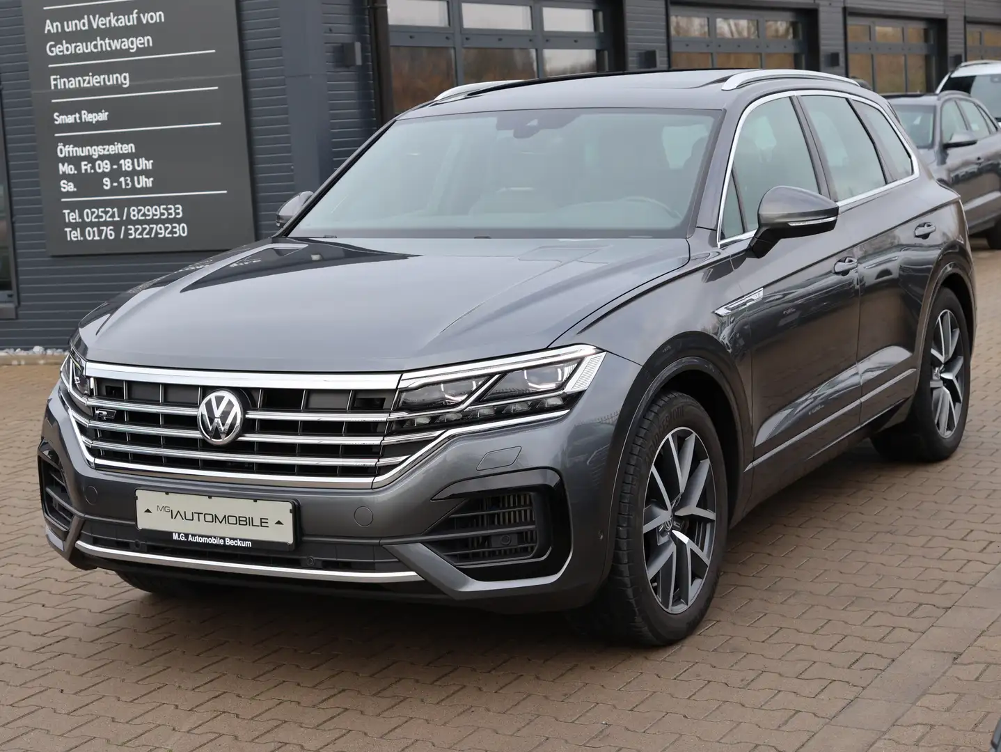 Volkswagen Touareg 4.2 TDI V8 4Motion - R-LINE   PANO   ACC Gris - 2