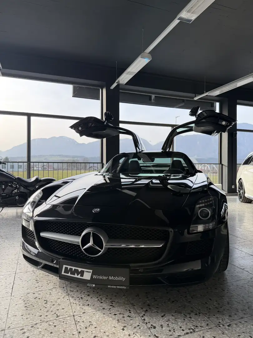 Mercedes-Benz SLS AMG Coupe Deutsches Fahrzeug Schwarz - 1