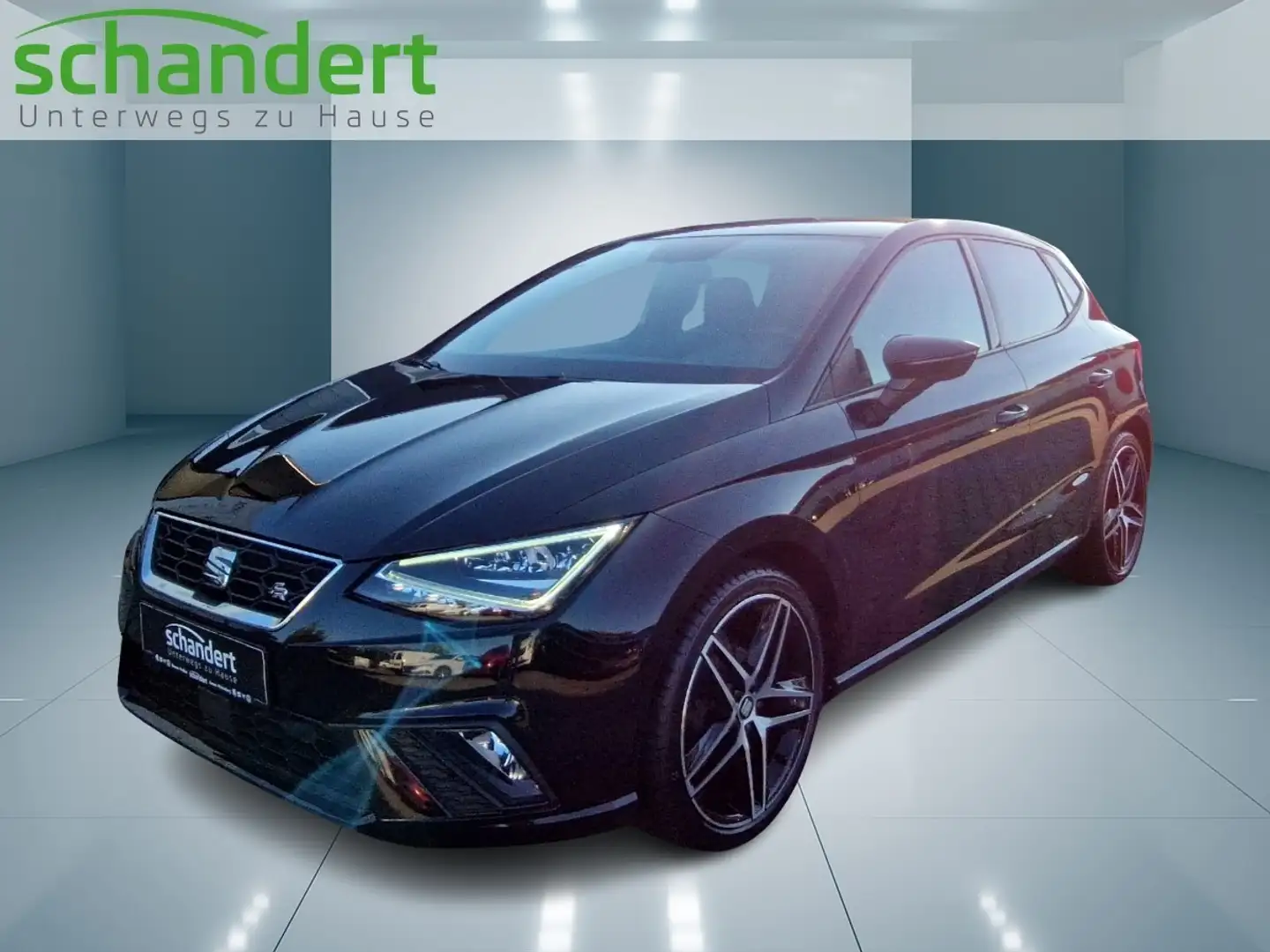 SEAT Ibiza 1.0 TSI FR LED Navi Sitzhzg Klimaautomatik Schwarz - 1