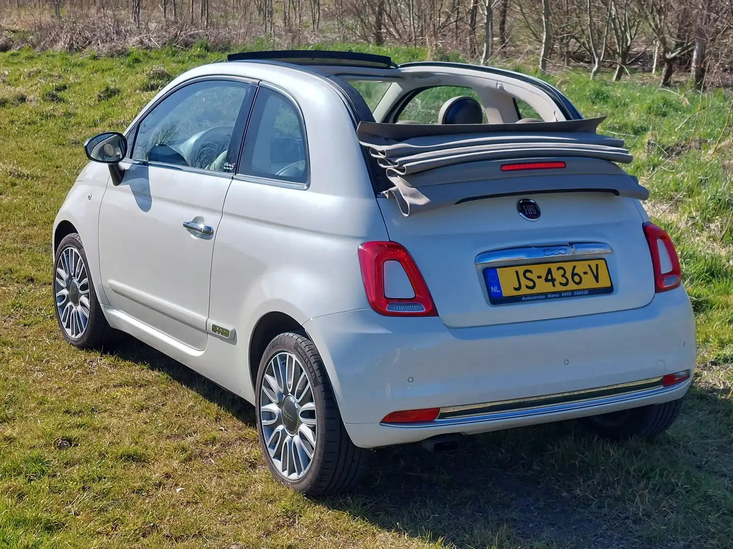 Fiat 500C 500 Cabrio 0.9 TwinAir Lounge Beyaz - 2