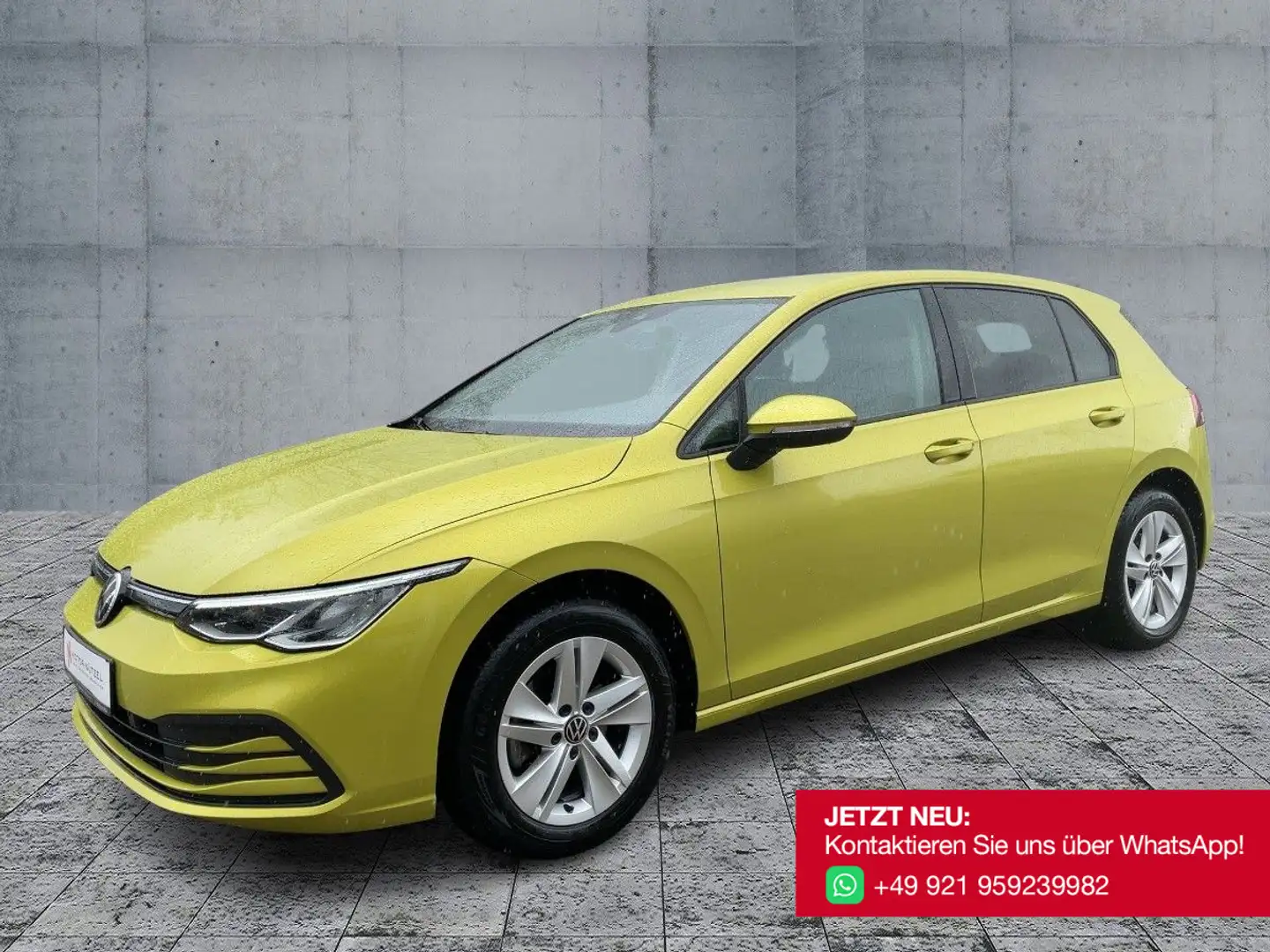 Volkswagen Golf VIII 2.0 TDI DSG LIFE 5JG+LED+NAVI+AHK+ACC Jaune - 2