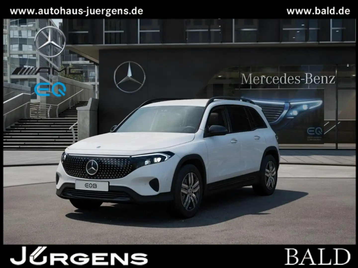 Mercedes-Benz EQB 350 4M Electric-Art/AHK/360/Night/Distr/LED Weiß - 1