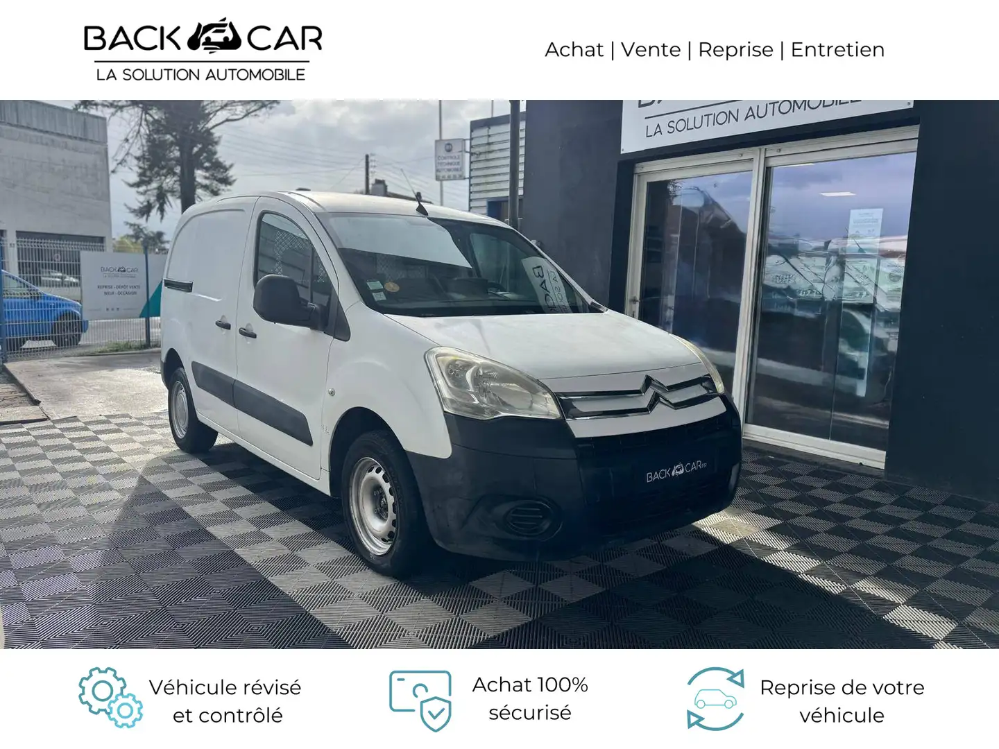 Citroen Berlingo HDi 75 COURT 625 KG BUSINESS Blanc - 1