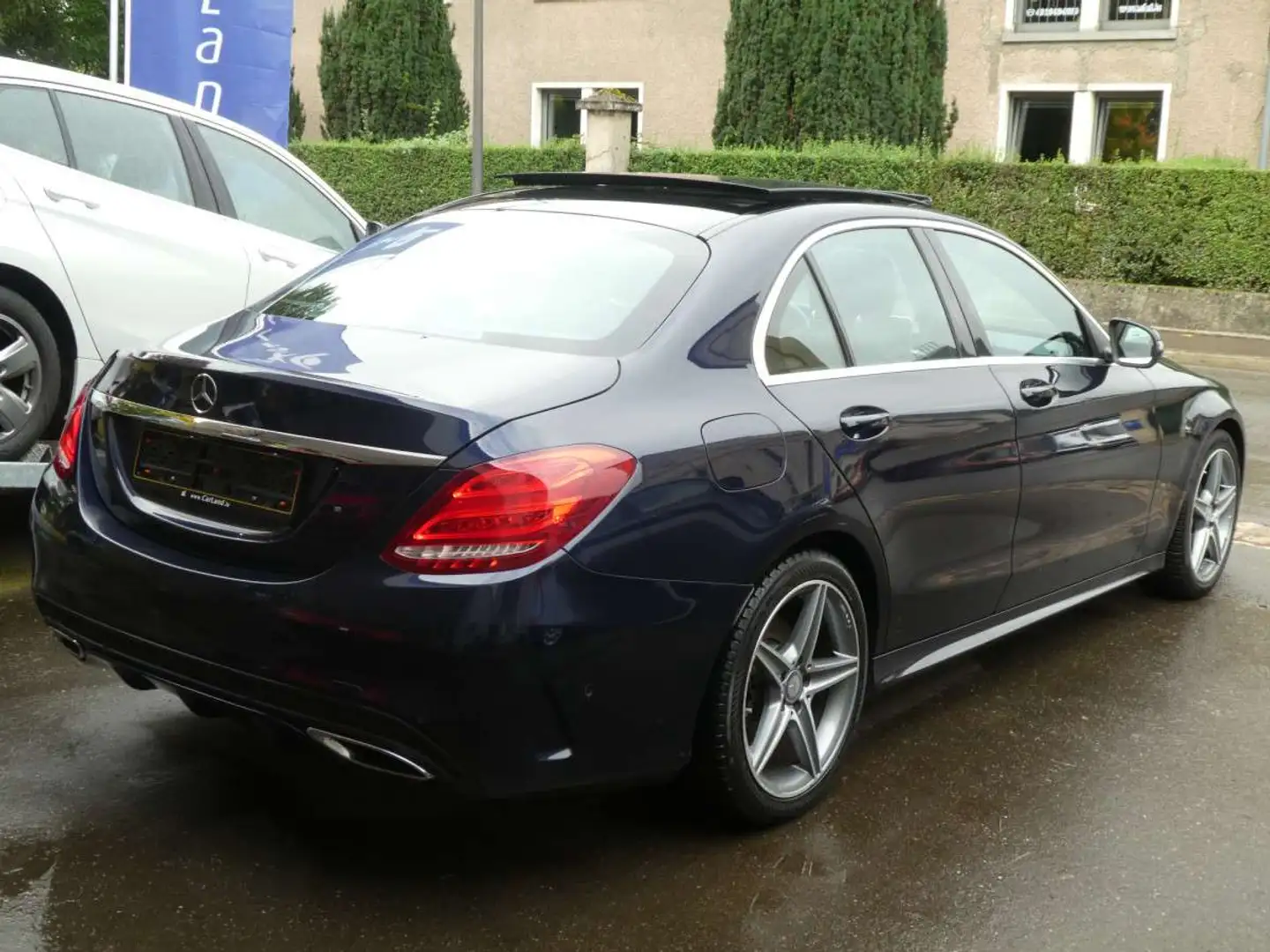 Mercedes-Benz C 200 d AMG Line Sport Bleu - 2
