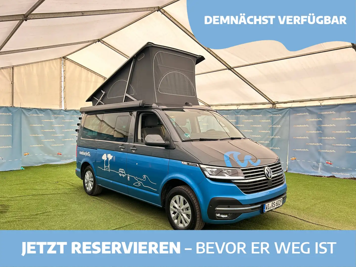 Volkswagen T6.1 California Ocean *el.Aufst.D *LED *Navi *AUT *Standhzg. Gri - 1