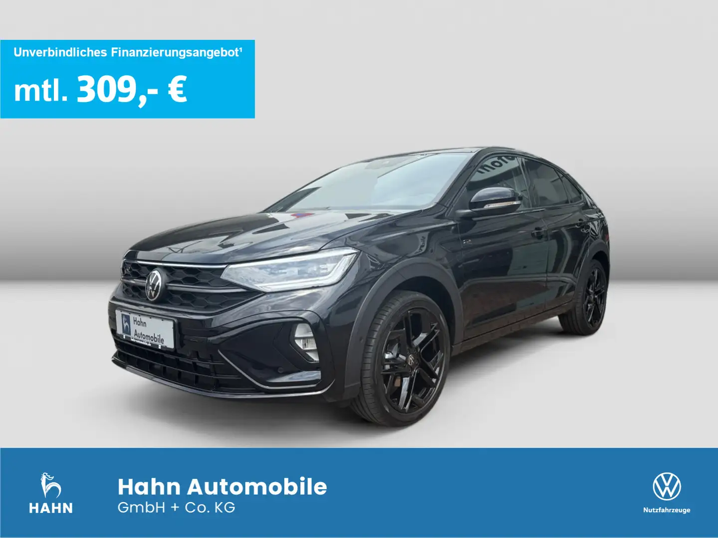 Volkswagen Taigo R-Line 1,5TSI DSG 110 kW PANO NAV AHK M+S Schwarz - 1