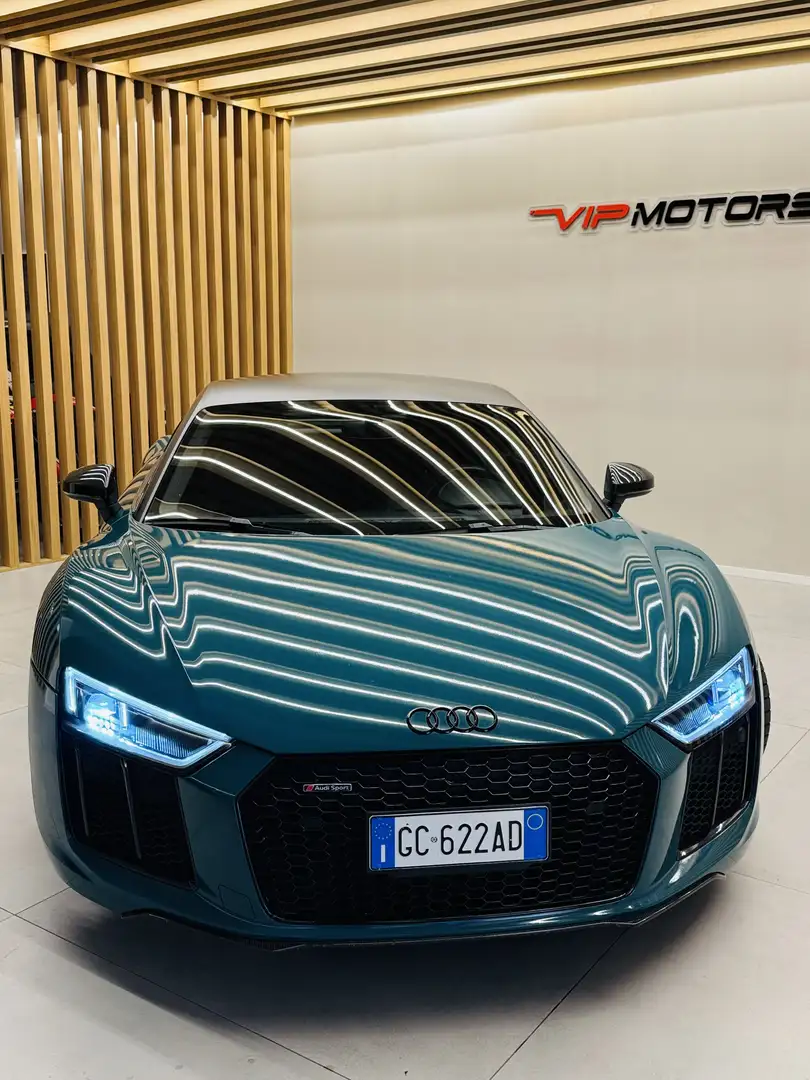 Audi R8 5.2 v10 610cv PERFORMANCE CARBON PACK Grün - 2