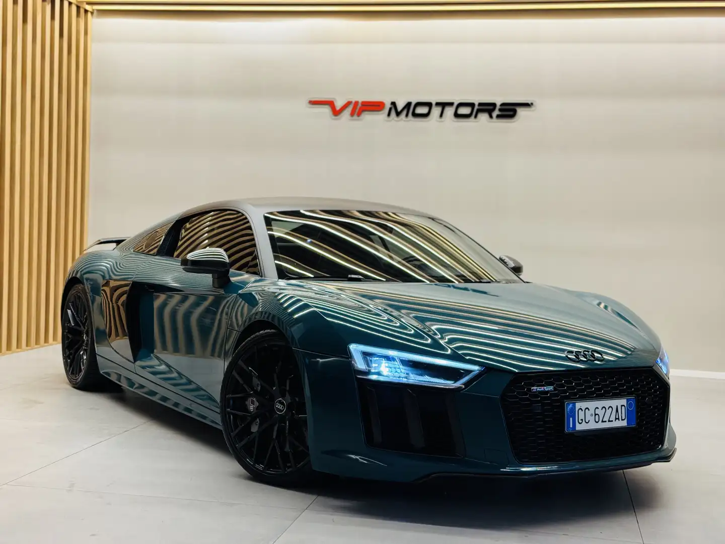 Audi R8 5.2 v10 610cv PERFORMANCE CARBON PACK Grün - 1