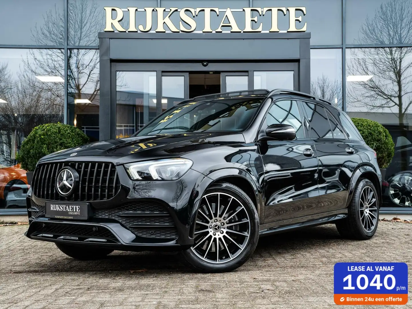 Mercedes-Benz GLE 350 350e 4MATIC AMG|PANO|360°|ACC|BURMESTER Zwart - 1
