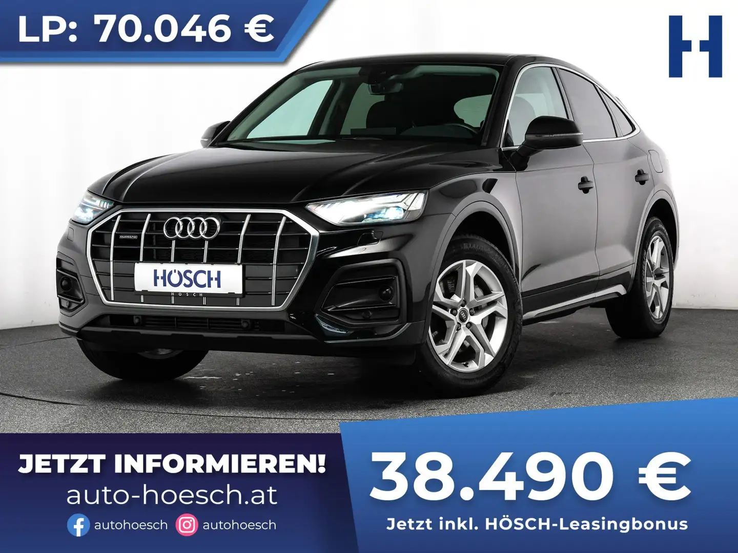 Audi Q5 SB 50 TFSI e quattro Adv. MATRIX VIRTUAL AHK++ Schwarz - 1