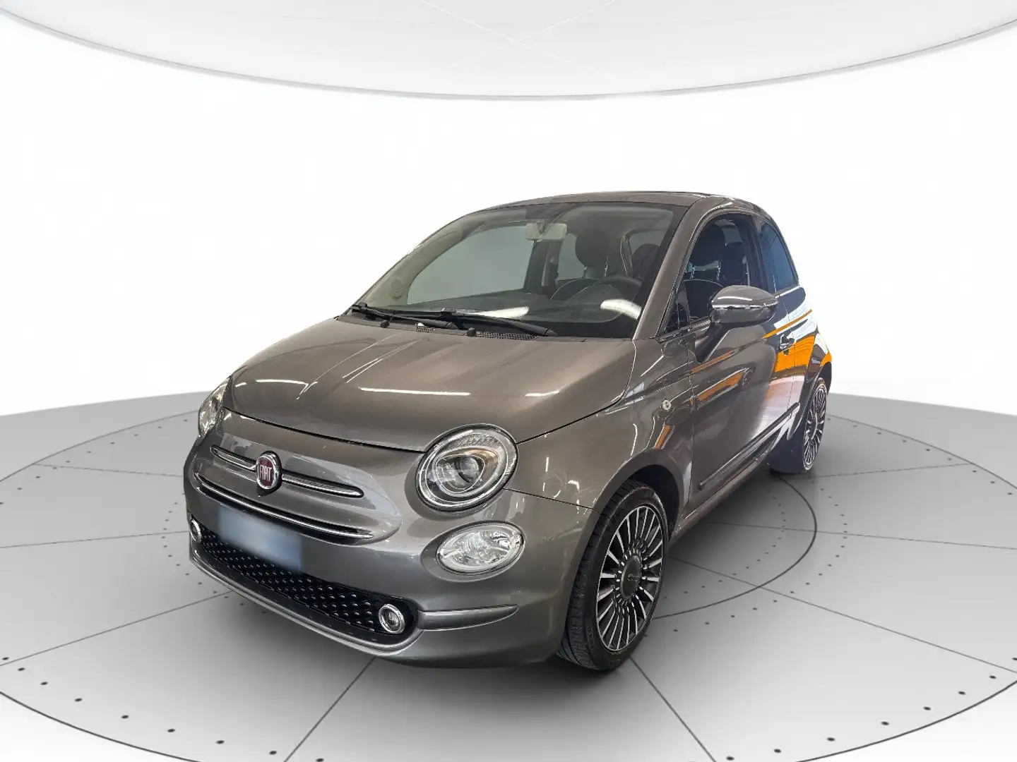 Fiat 500 1.2 Lounge 69cv Gris - 1