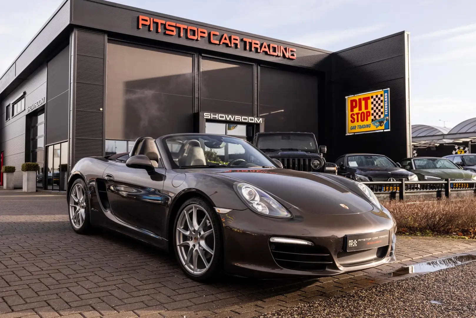 Porsche Boxster 2.7 PDK, 981, PASM, Sportstoelen 14-voudig, NL aut Marrón - 1